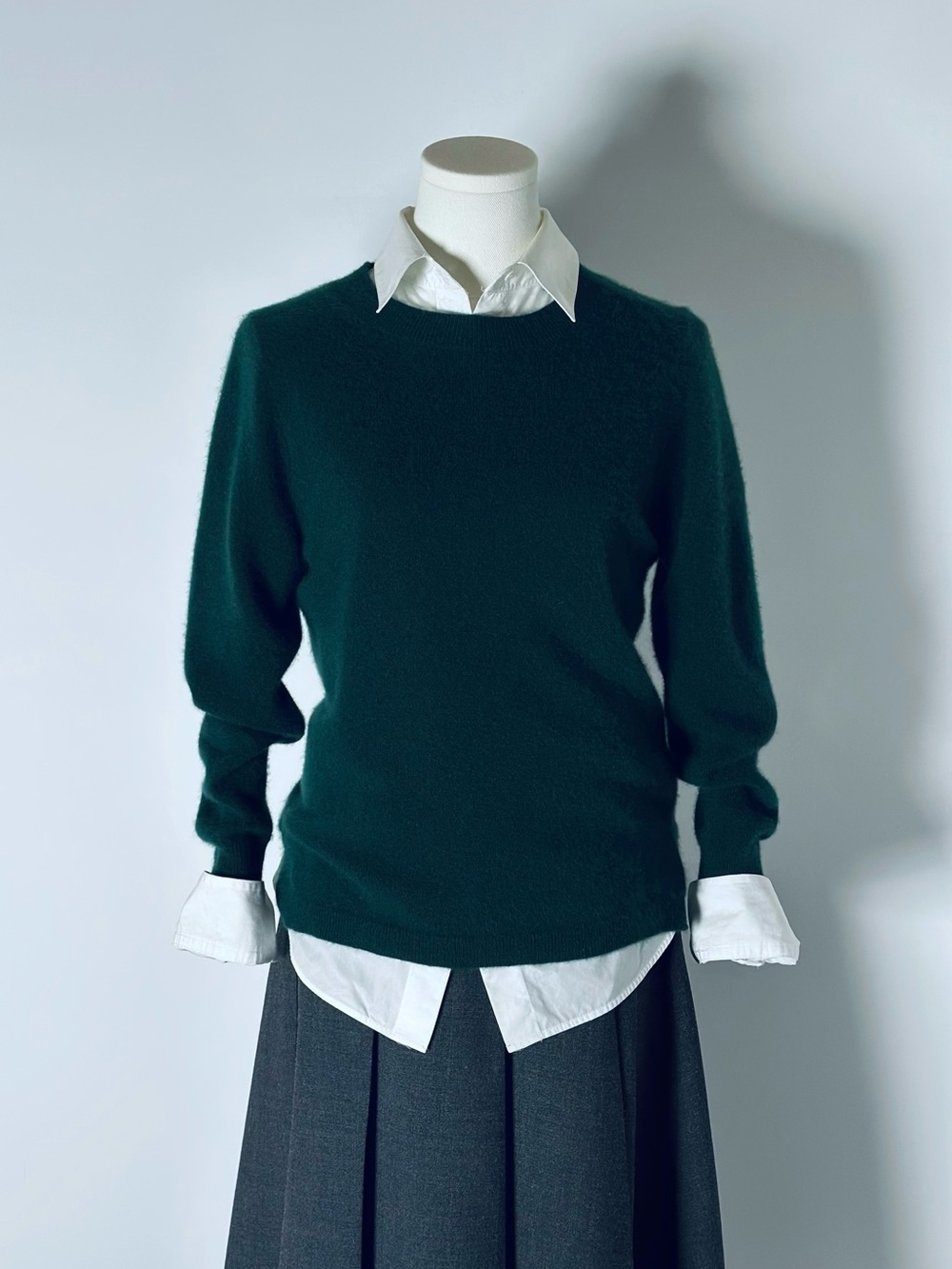 J.Crew Excellent Condition 100% Cashmere Crewneck Sweater Women’s S Deep Green